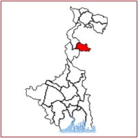 পশ্চিমবঙ্গ রাজ্যের মানচিত্রে দক্ষিণ দিনাজপুর জেলার অবস্থান (Dakshin Dinajpur District)