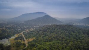 বিহারীনাথের পাহাড়ি দৃশ্য (Hill View of Biharinath, Bankura District)