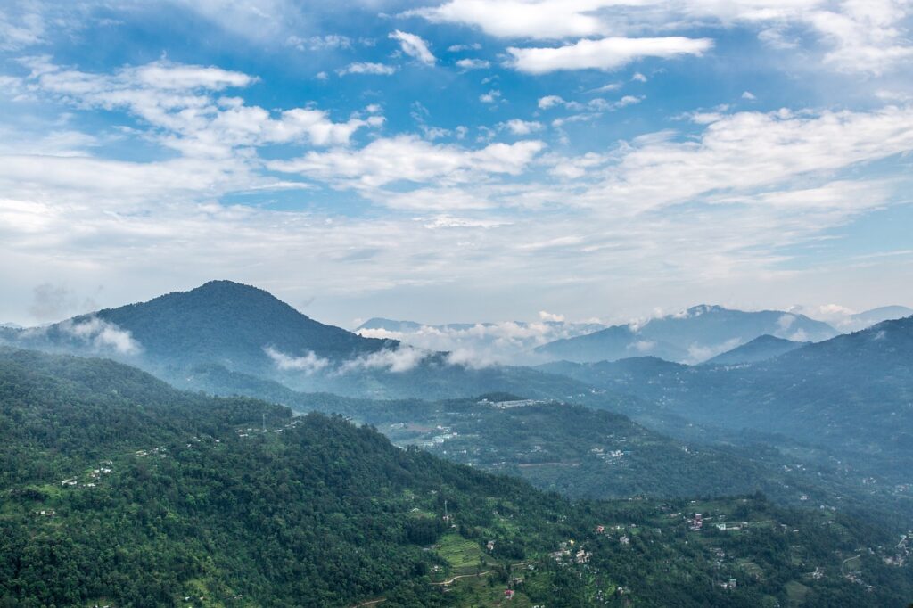 The natural beauty of Darjeeling district